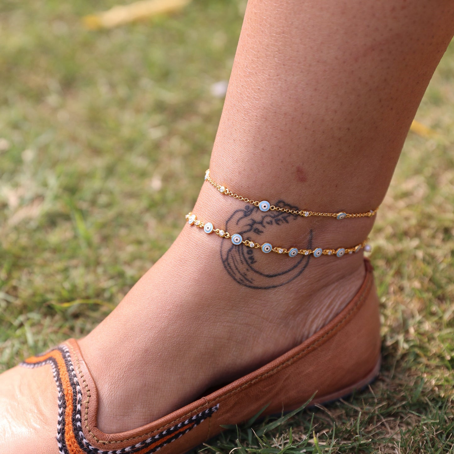 Zina Evil Eye Anklet