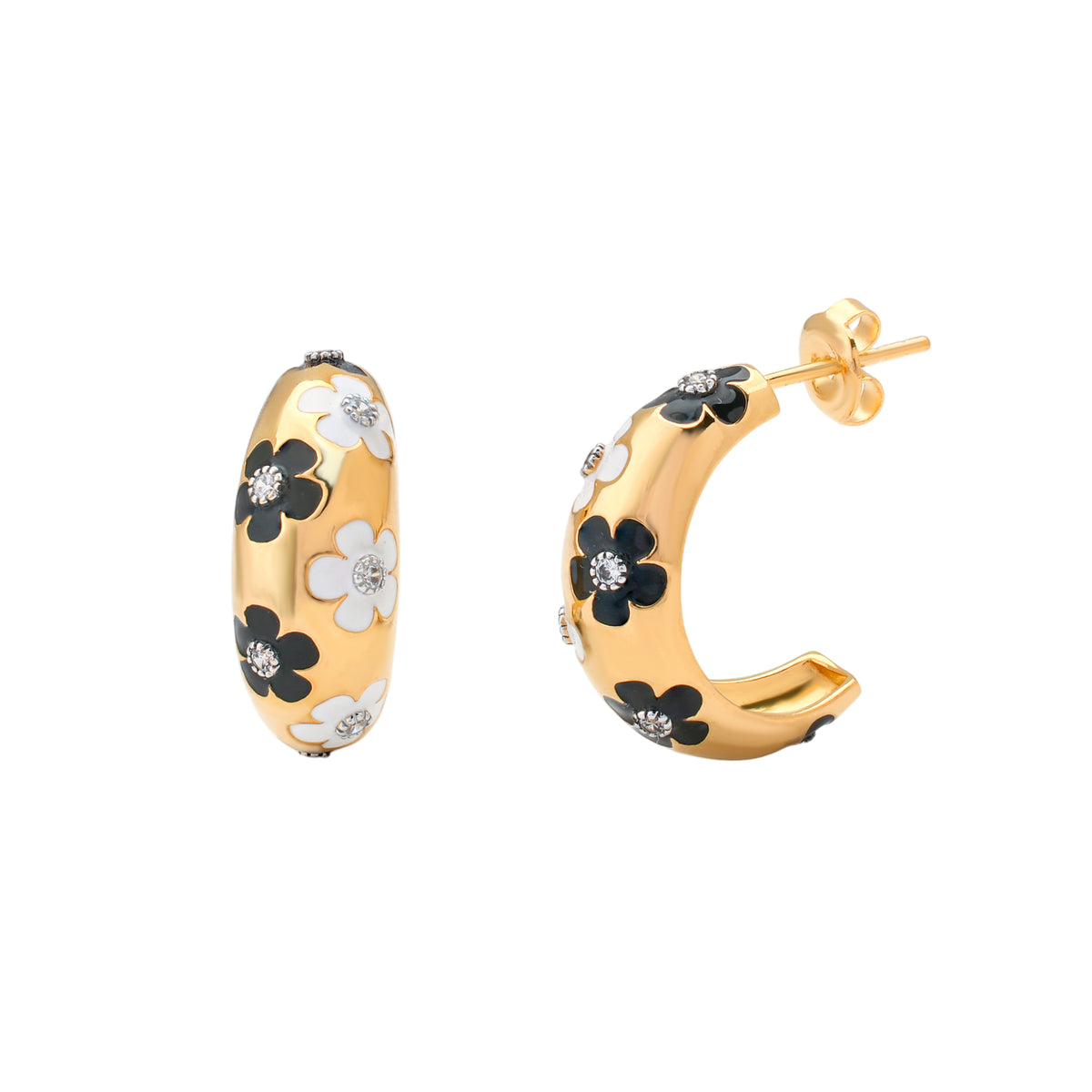 Pressed Flower Hoops