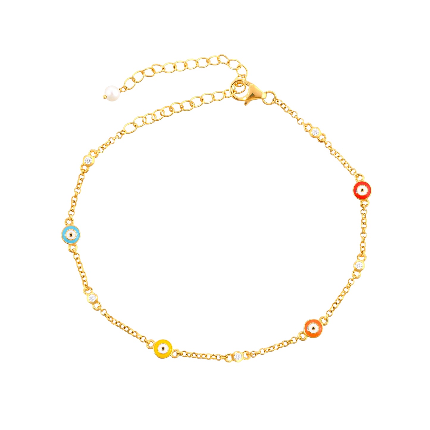 Zina Evil Eye Anklet