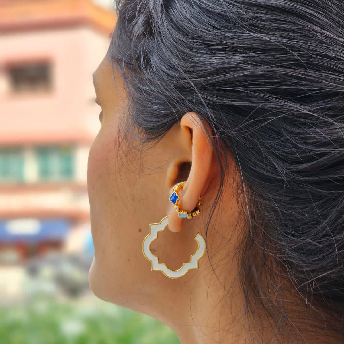 simple daily wear gold earrings