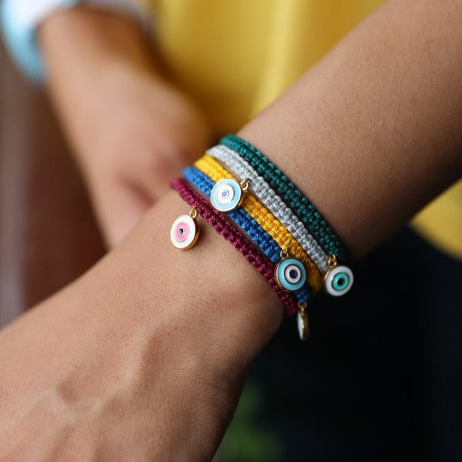 Yara Evil Eye Thread Bracelet