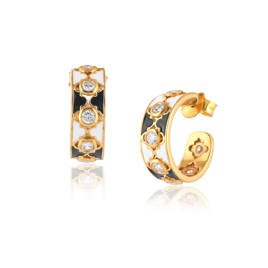 stylish daily wear gold earrings