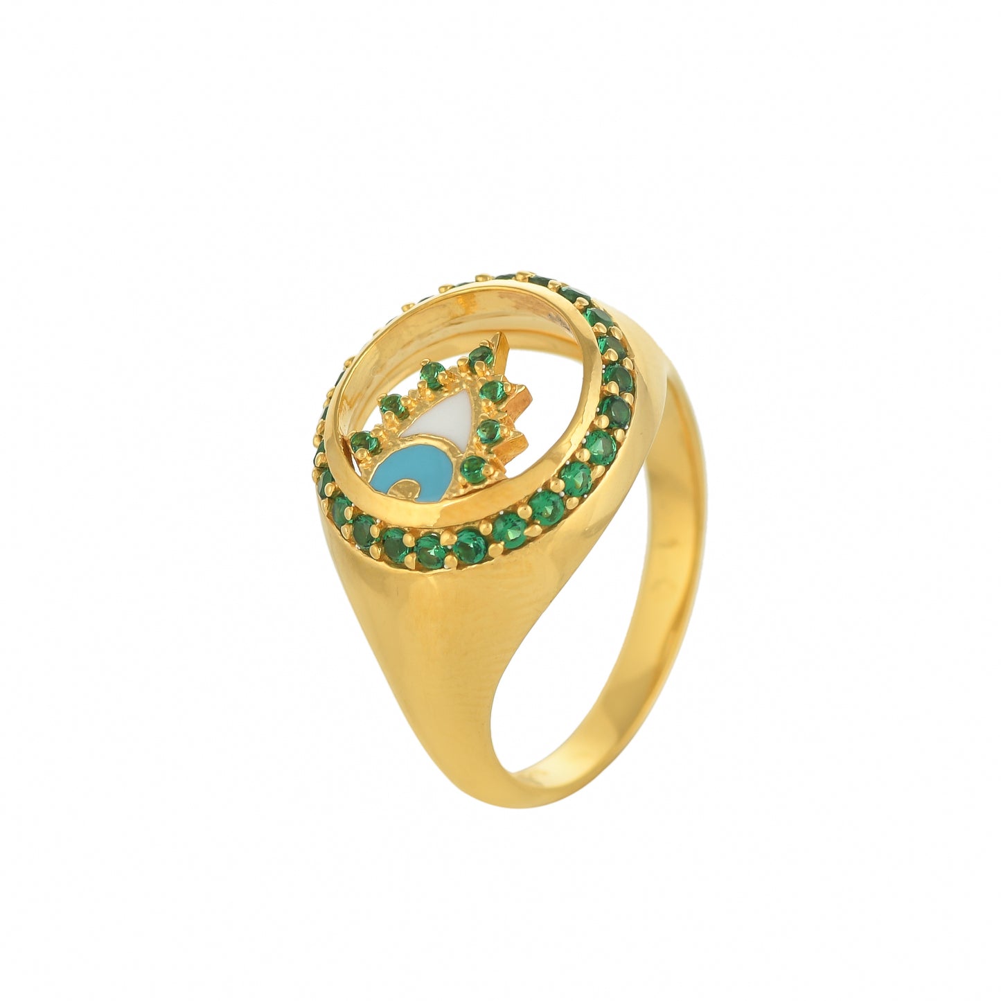 Aisha Evil Eye Ring