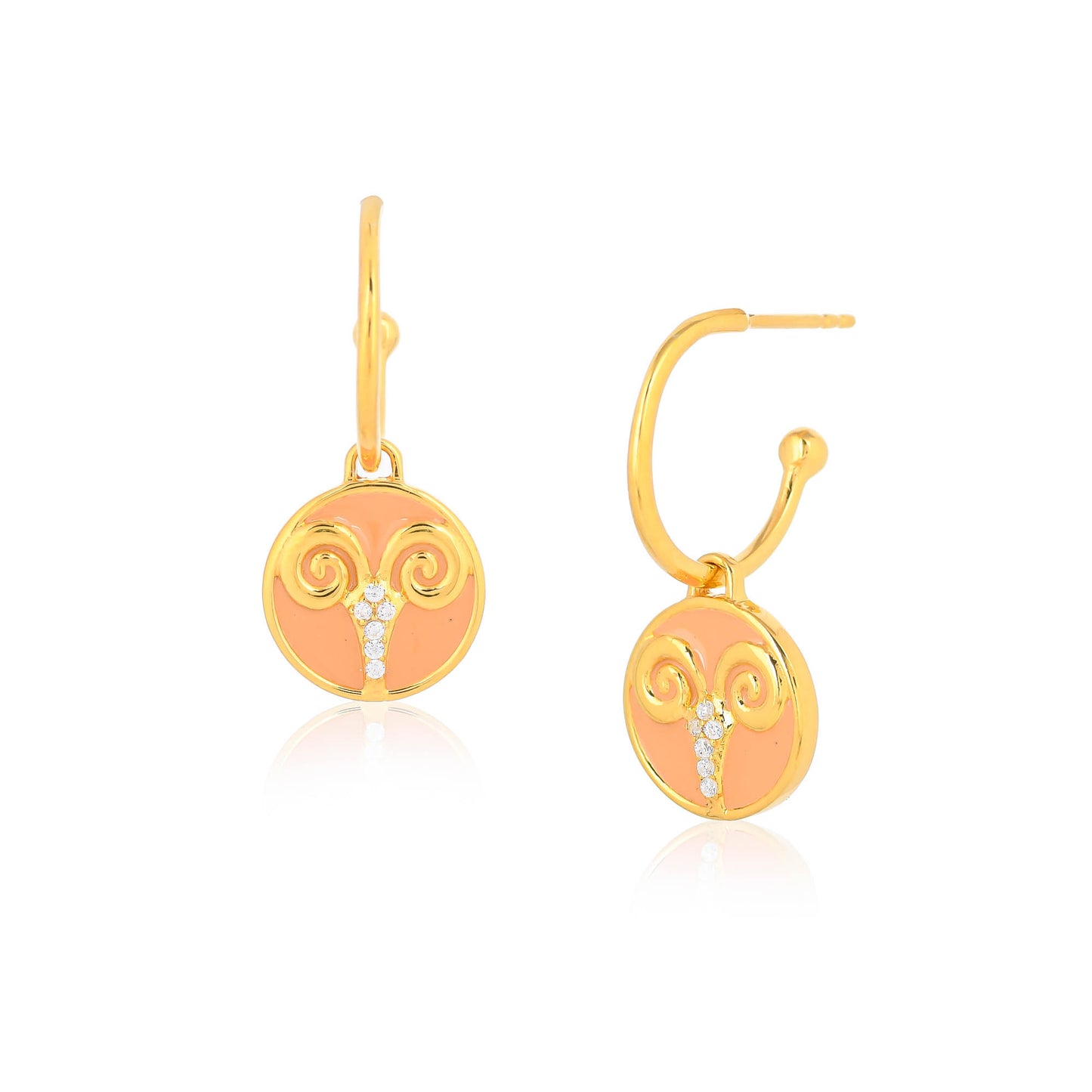 stylish daily wear gold earrings