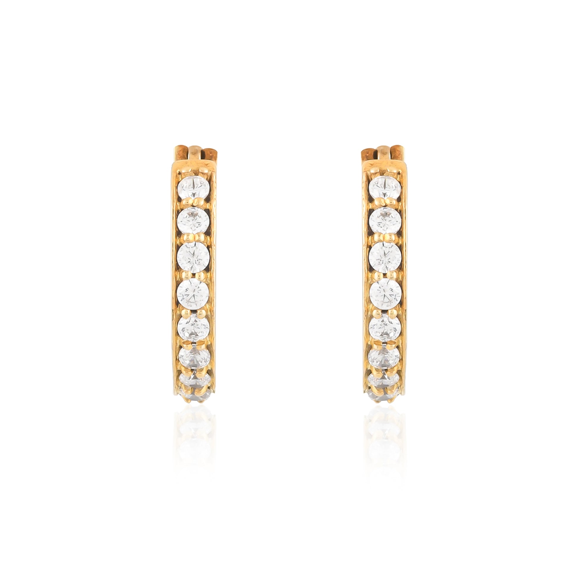 simple daily wear gold earrings