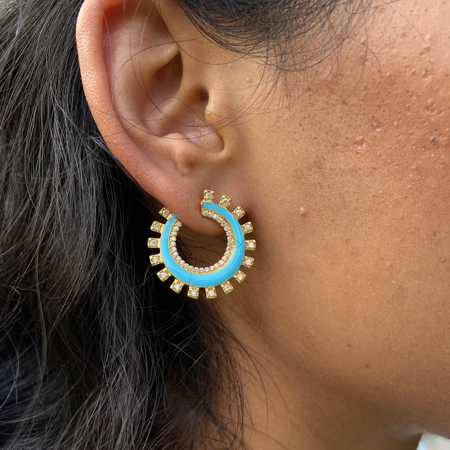 small daily wear gold earrings