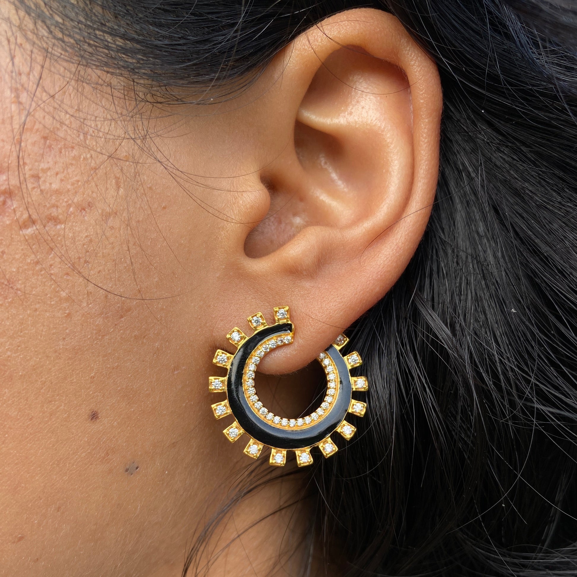 small daily wear gold earrings