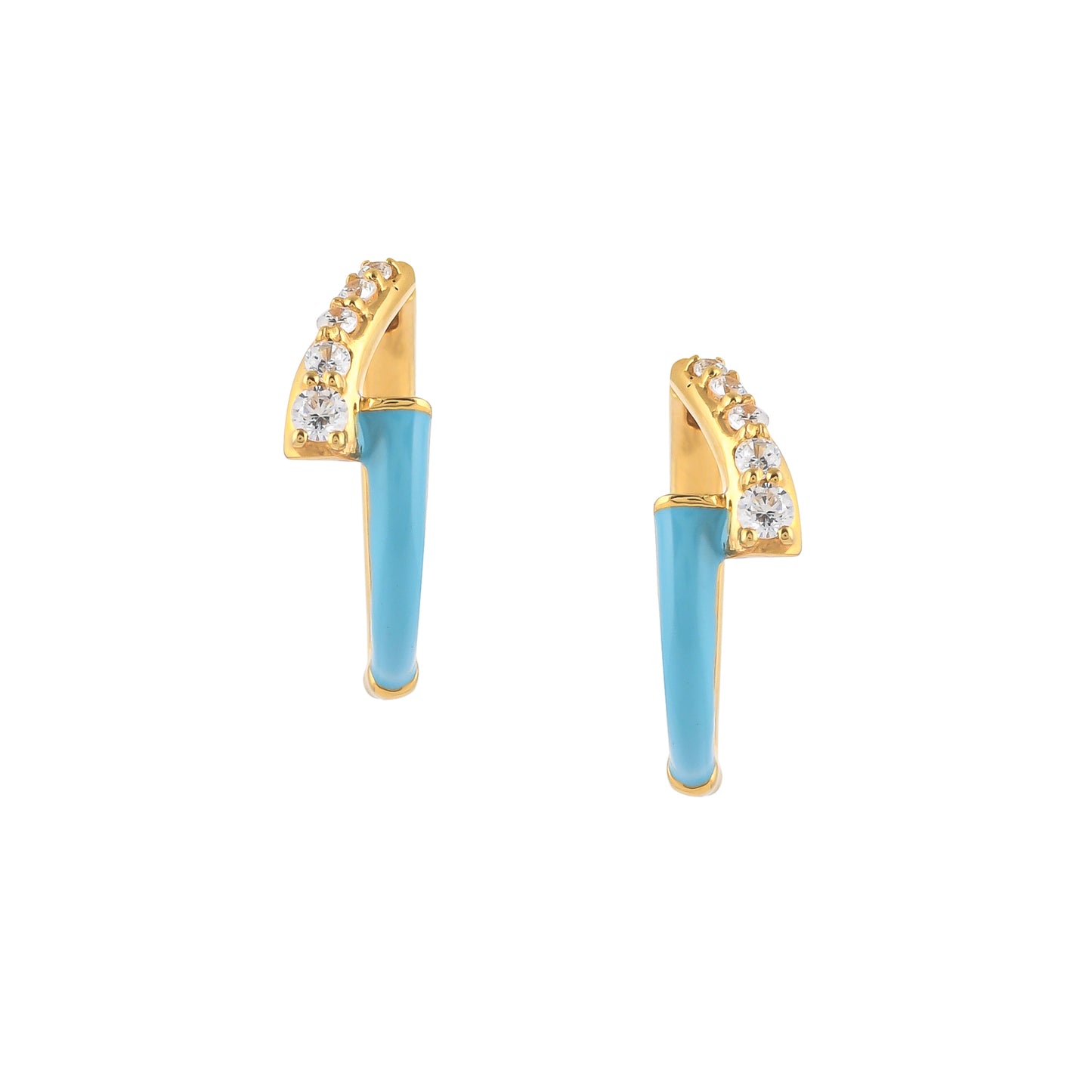 stylish daily wear gold earrings