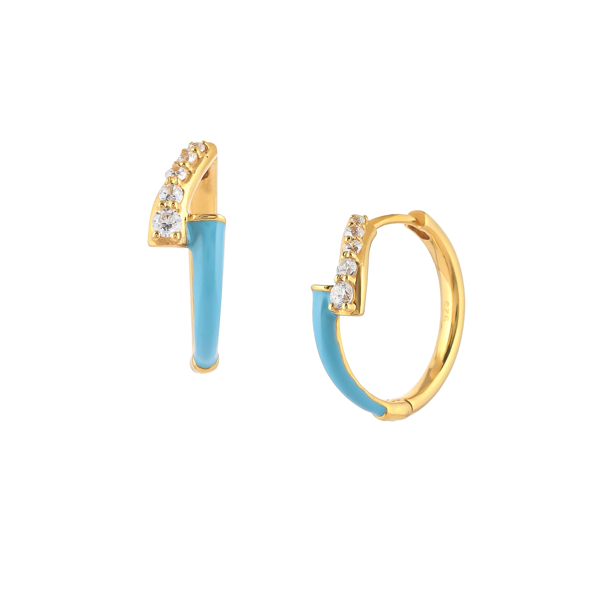 stylish daily wear gold earrings