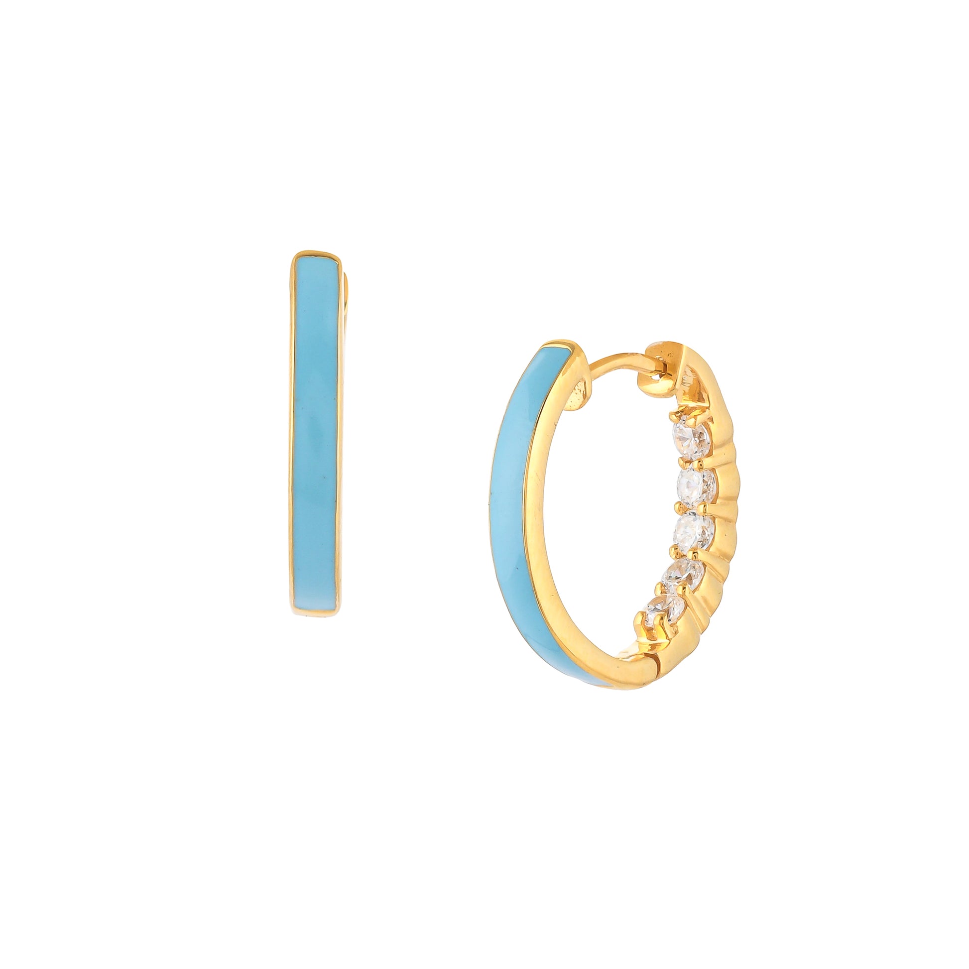 stylish daily wear gold earrings